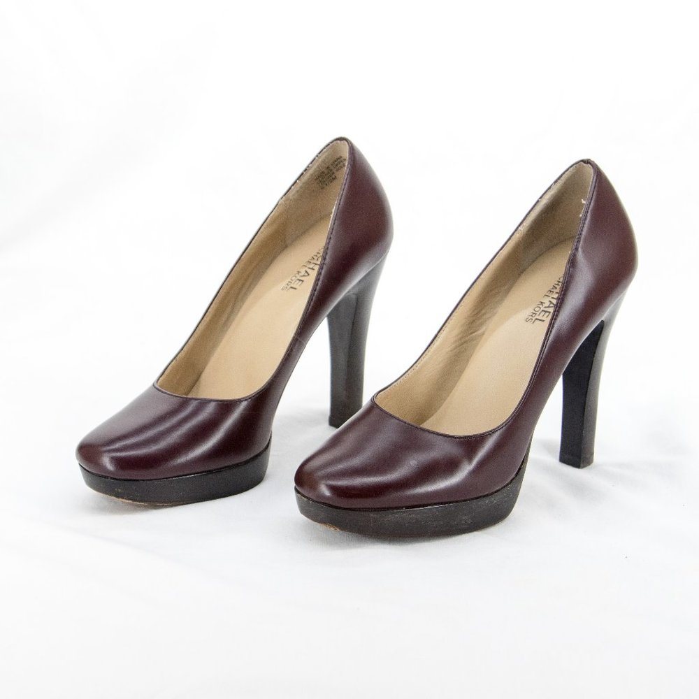 Michael Kors - Burgundy High Heel Shoes - Size 5.5